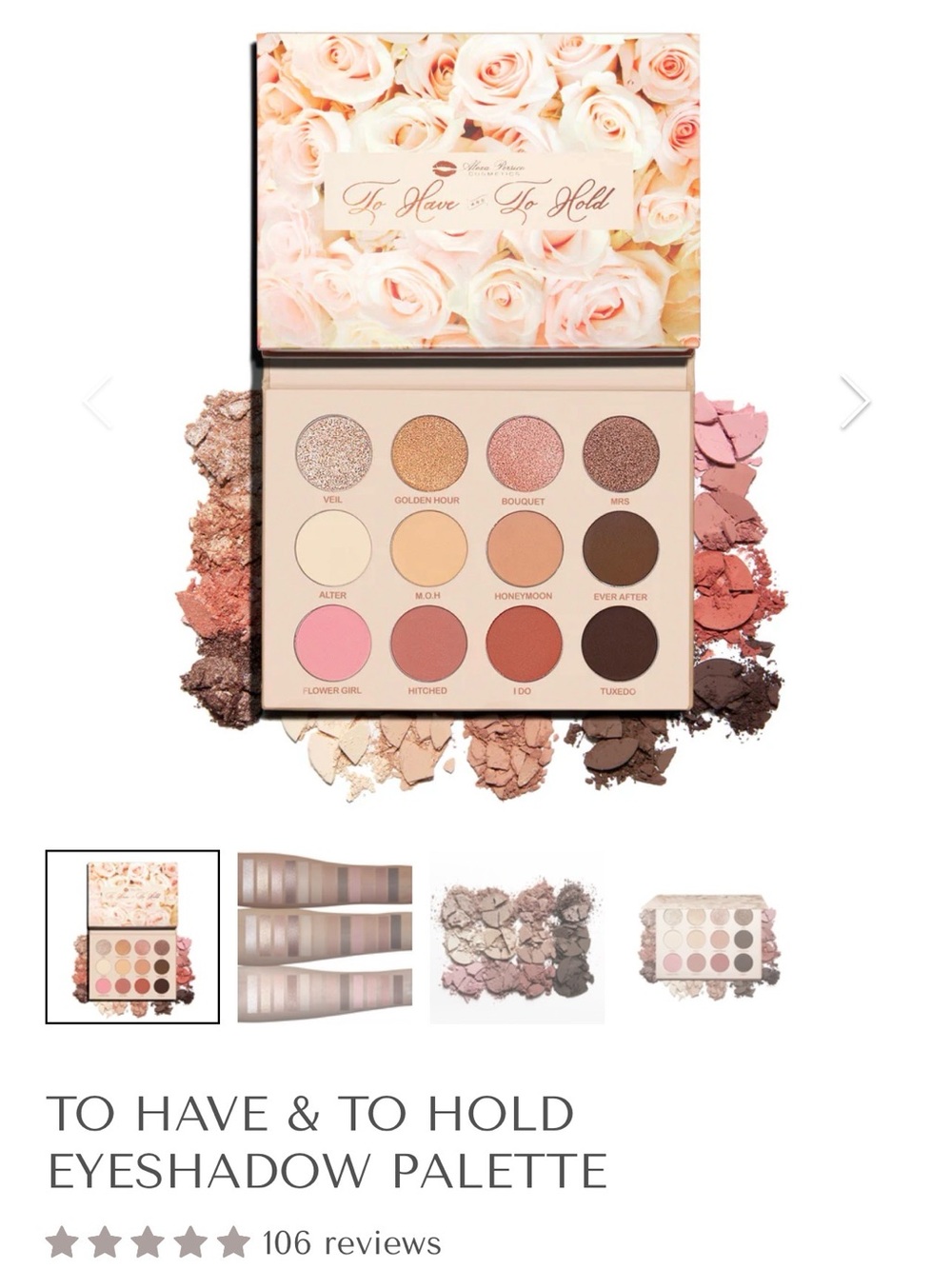 ALEXA PERSICO - To Have & To Hold Eyeshadow Palette — Rose & Neutral Shades